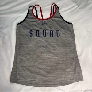 SQUAD university of Arizona wildcats tank top straps bear down